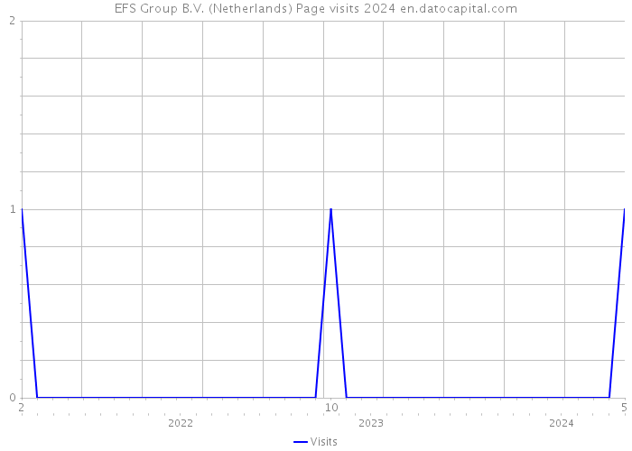 EFS Group B.V. (Netherlands) Page visits 2024 