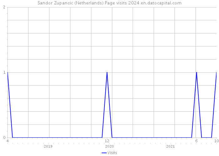 Sandor Zupancic (Netherlands) Page visits 2024 