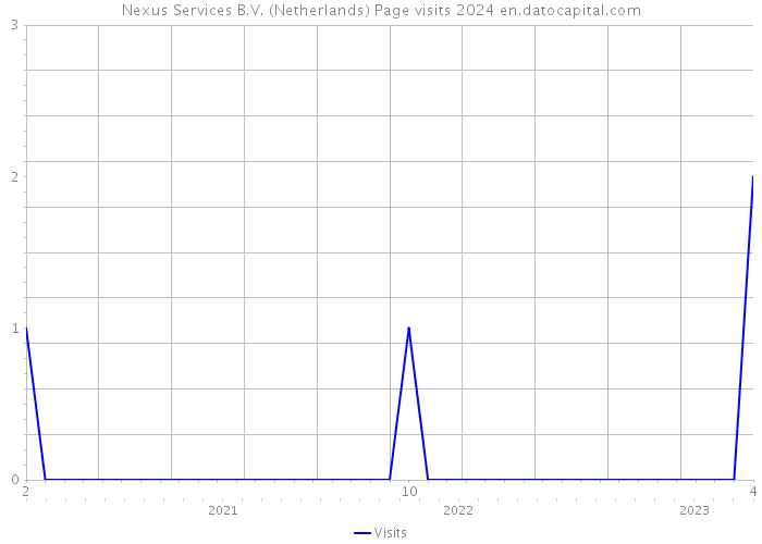 Nexus Services B.V. (Netherlands) Page visits 2024 