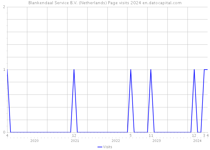 Blankendaal Service B.V. (Netherlands) Page visits 2024 