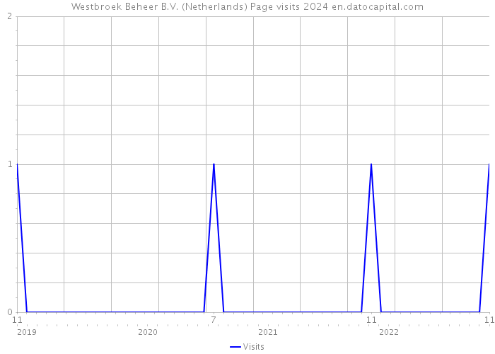 Westbroek Beheer B.V. (Netherlands) Page visits 2024 
