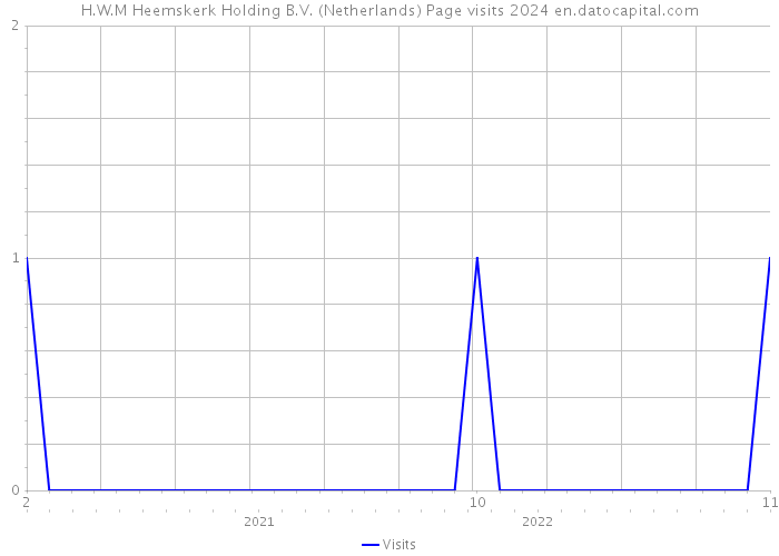 H.W.M Heemskerk Holding B.V. (Netherlands) Page visits 2024 