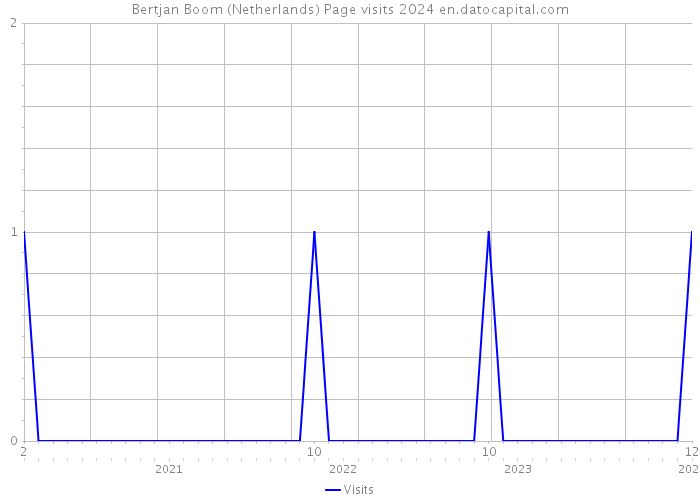 Bertjan Boom (Netherlands) Page visits 2024 