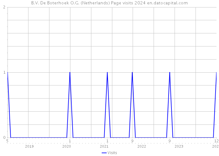 B.V. De Boterhoek O.G. (Netherlands) Page visits 2024 