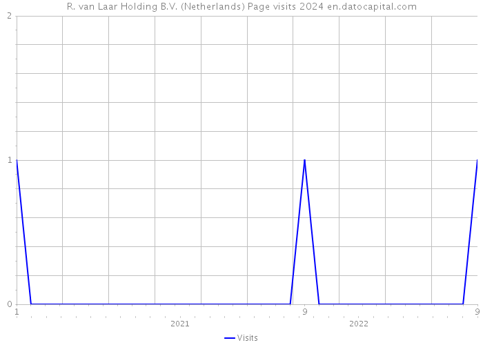 R. van Laar Holding B.V. (Netherlands) Page visits 2024 