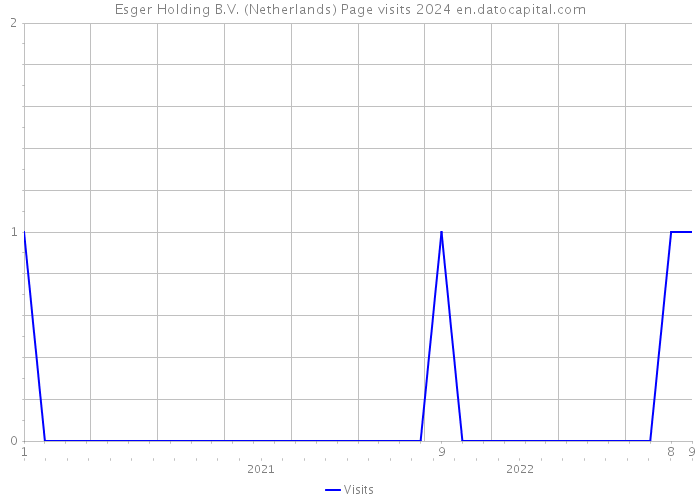 Esger Holding B.V. (Netherlands) Page visits 2024 