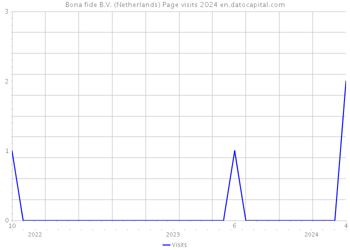 Bona fide B.V. (Netherlands) Page visits 2024 