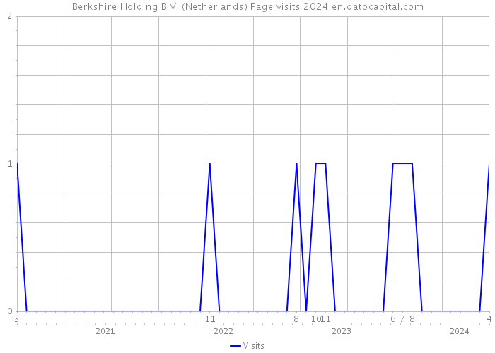 Berkshire Holding B.V. (Netherlands) Page visits 2024 