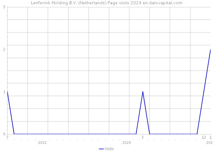 Lenferink Holding B.V. (Netherlands) Page visits 2024 