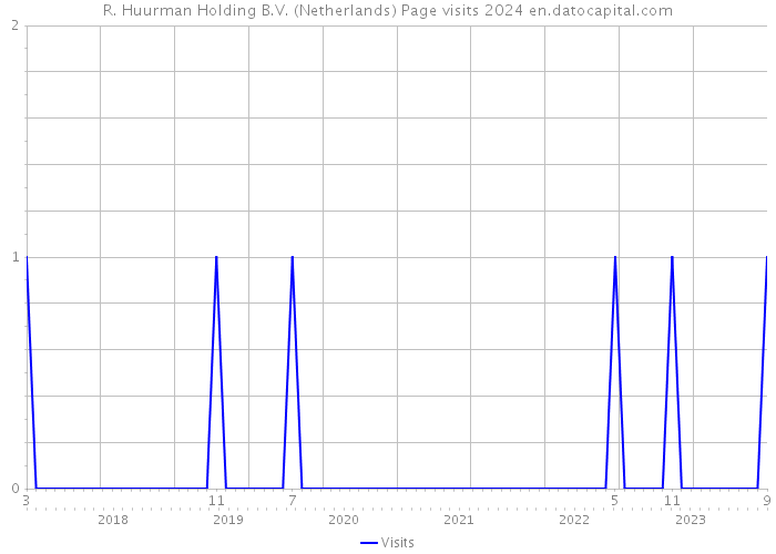 R. Huurman Holding B.V. (Netherlands) Page visits 2024 