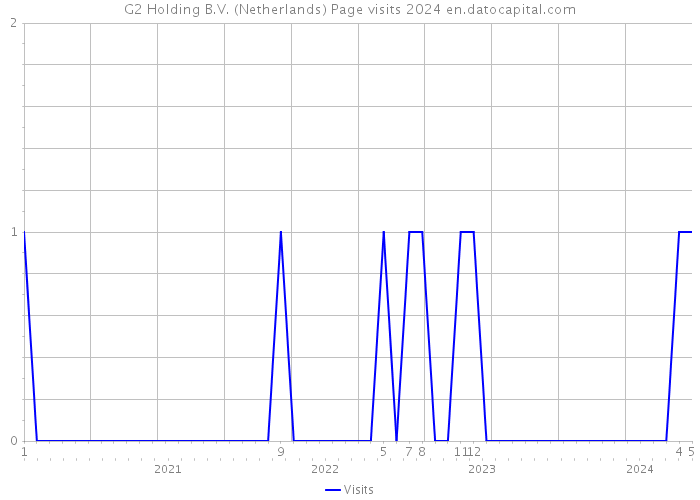 G2 Holding B.V. (Netherlands) Page visits 2024 