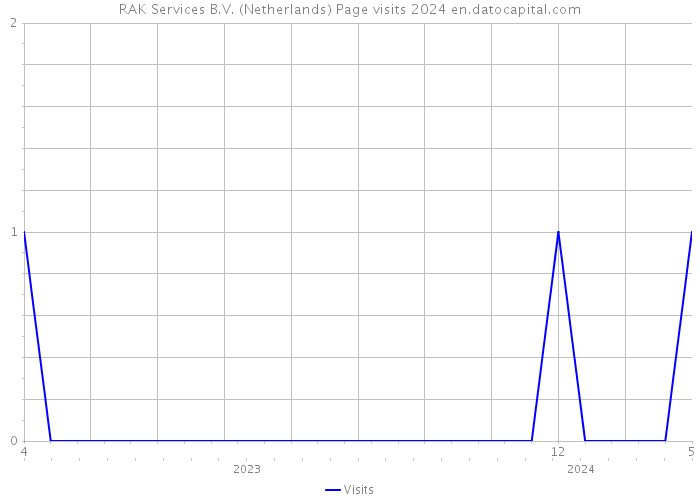 RAK Services B.V. (Netherlands) Page visits 2024 