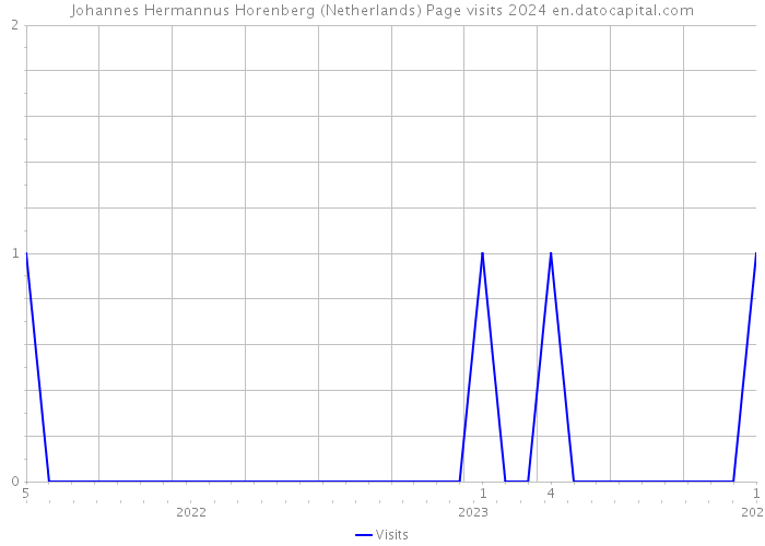Johannes Hermannus Horenberg (Netherlands) Page visits 2024 