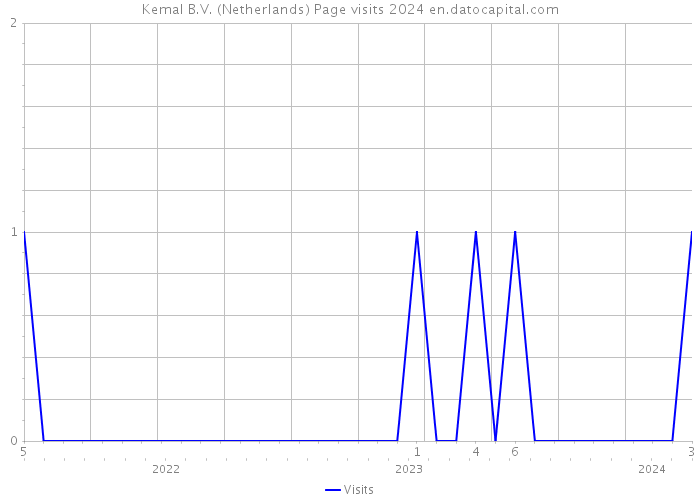 Kemal B.V. (Netherlands) Page visits 2024 