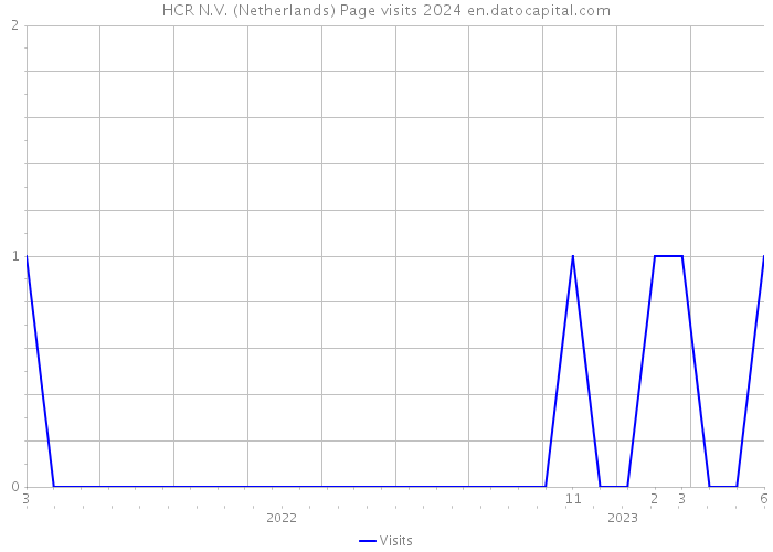 HCR N.V. (Netherlands) Page visits 2024 