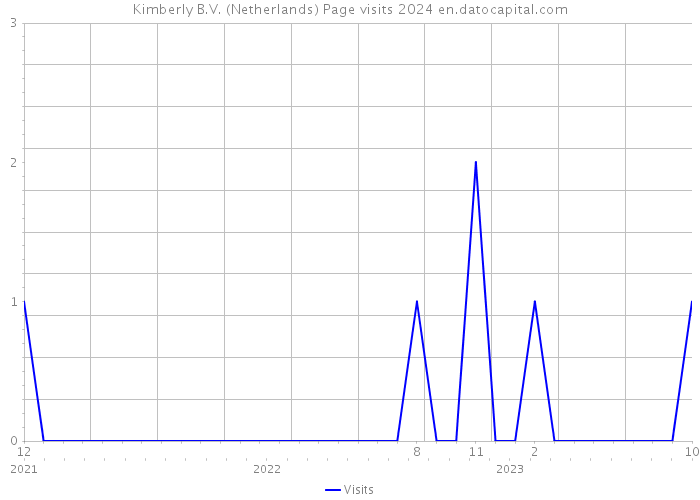 Kimberly B.V. (Netherlands) Page visits 2024 