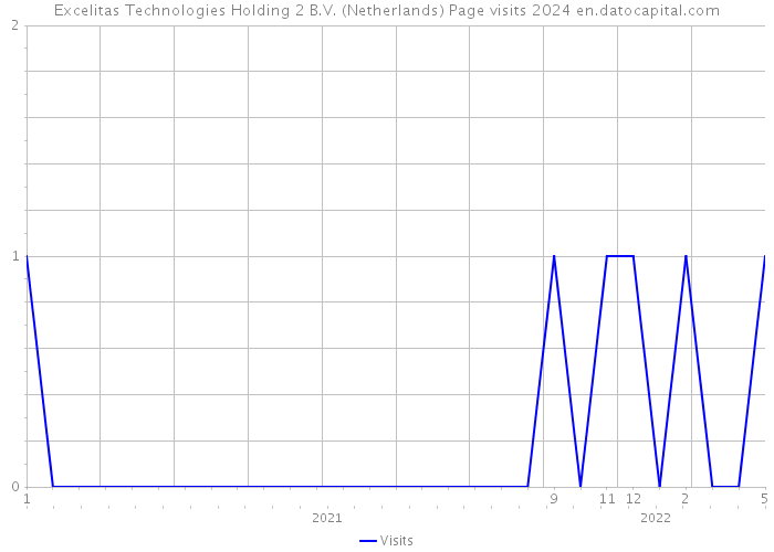 Excelitas Technologies Holding 2 B.V. (Netherlands) Page visits 2024 