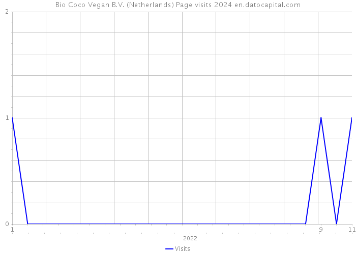 Bio Coco Vegan B.V. (Netherlands) Page visits 2024 