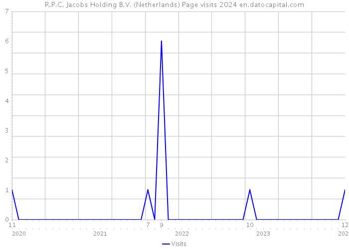 R.P.C. Jacobs Holding B.V. (Netherlands) Page visits 2024 