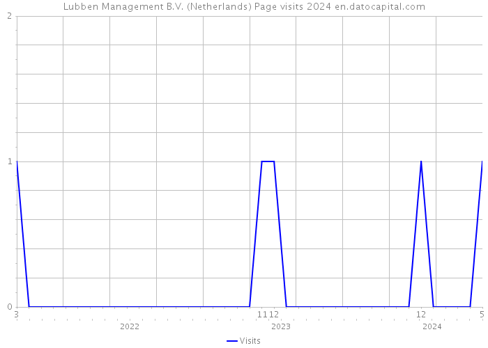 Lubben Management B.V. (Netherlands) Page visits 2024 