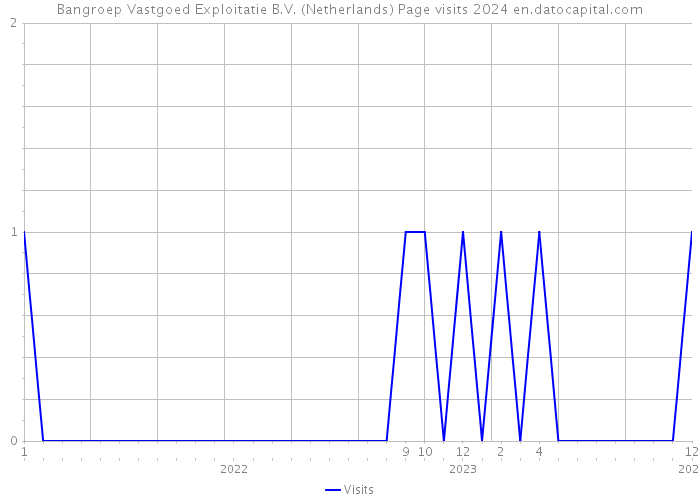 Bangroep Vastgoed Exploitatie B.V. (Netherlands) Page visits 2024 