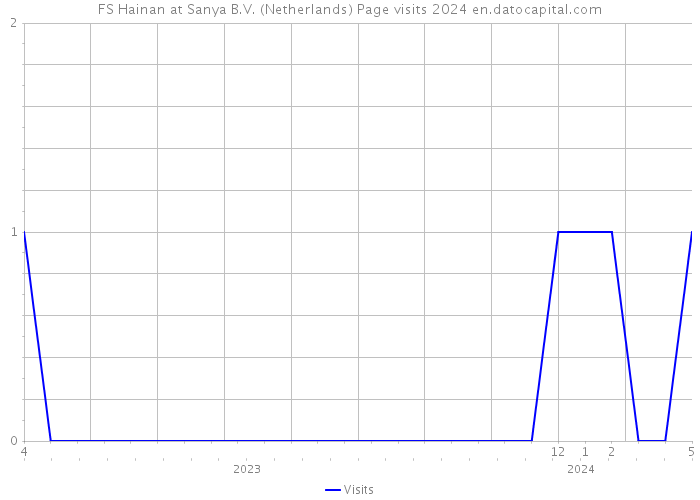 FS Hainan at Sanya B.V. (Netherlands) Page visits 2024 