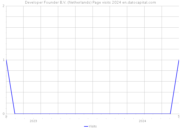 Developer Founder B.V. (Netherlands) Page visits 2024 
