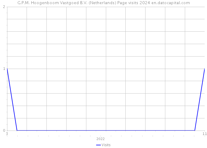G.P.M. Hoogenboom Vastgoed B.V. (Netherlands) Page visits 2024 