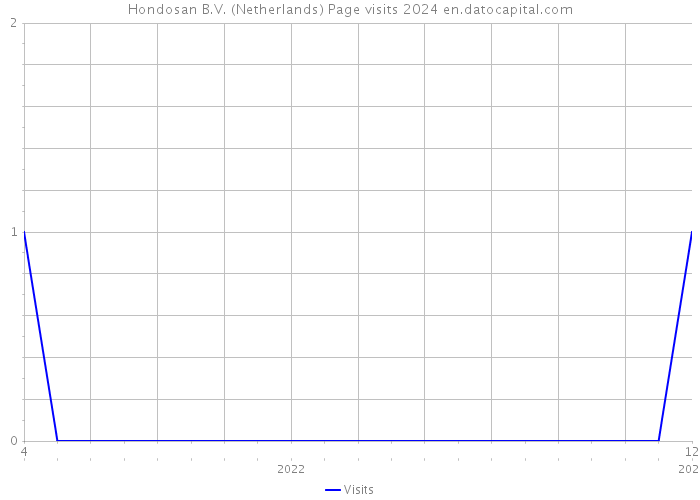 Hondosan B.V. (Netherlands) Page visits 2024 