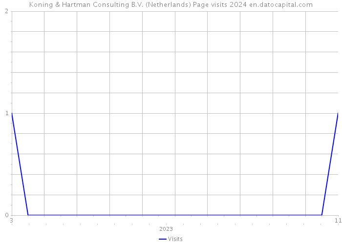 Koning & Hartman Consulting B.V. (Netherlands) Page visits 2024 