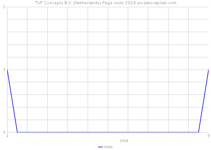 TVF Concepts B.V. (Netherlands) Page visits 2024 
