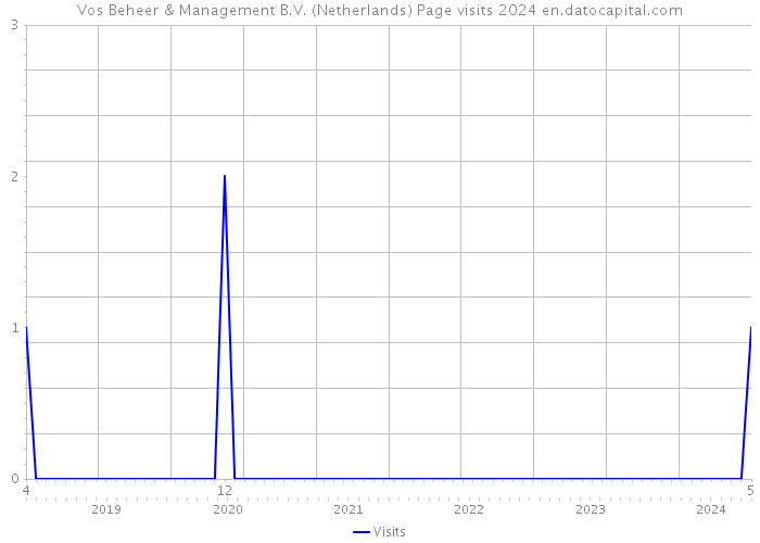 Vos Beheer & Management B.V. (Netherlands) Page visits 2024 