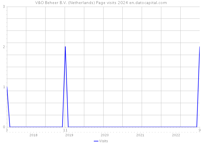 V&O Beheer B.V. (Netherlands) Page visits 2024 