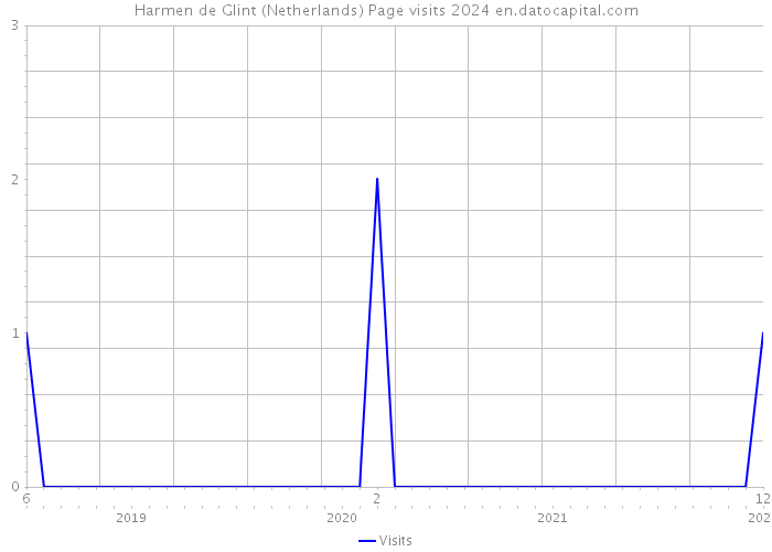 Harmen de Glint (Netherlands) Page visits 2024 