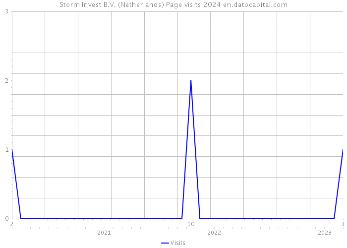 Storm Invest B.V. (Netherlands) Page visits 2024 