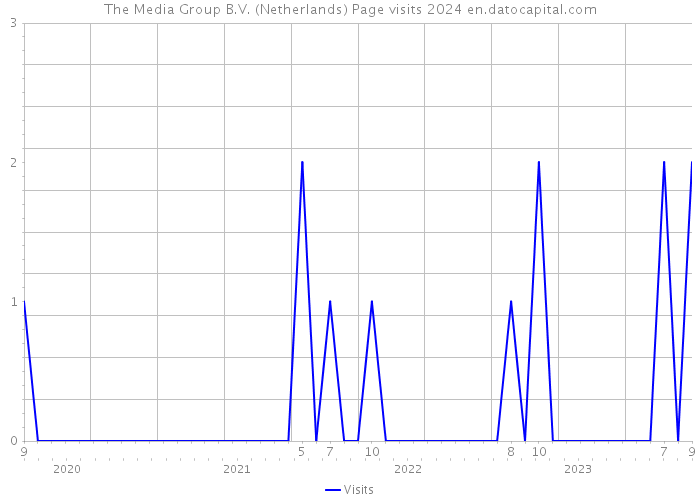 The Media Group B.V. (Netherlands) Page visits 2024 