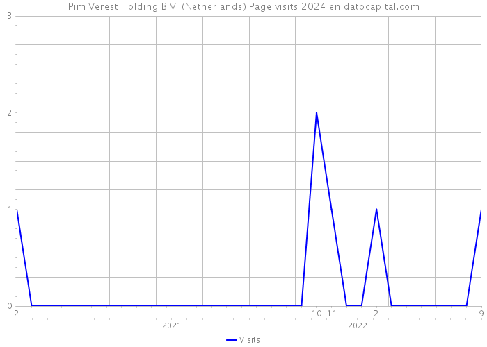 Pim Verest Holding B.V. (Netherlands) Page visits 2024 