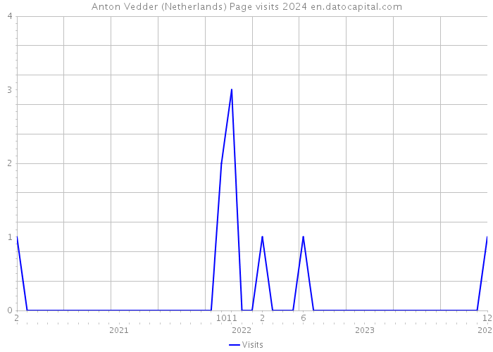 Anton Vedder (Netherlands) Page visits 2024 