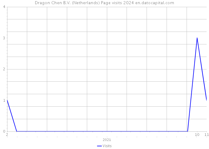 Dragon Chen B.V. (Netherlands) Page visits 2024 