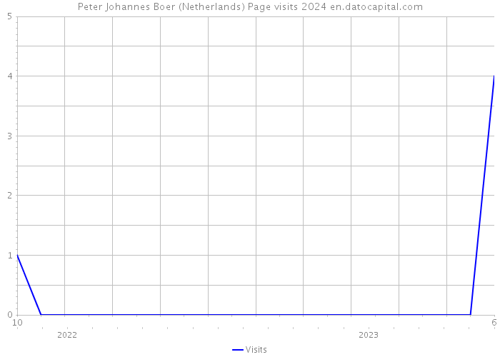 Peter Johannes Boer (Netherlands) Page visits 2024 