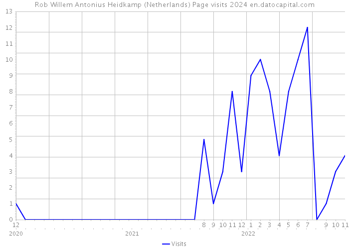 Rob Willem Antonius Heidkamp (Netherlands) Page visits 2024 