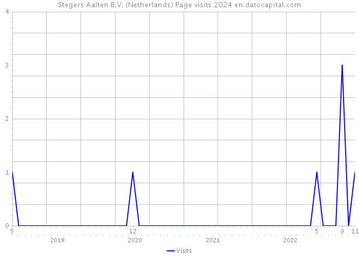 Stegers Aalten B.V. (Netherlands) Page visits 2024 