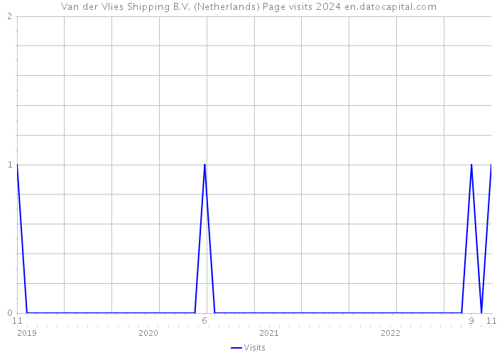 Van der Vlies Shipping B.V. (Netherlands) Page visits 2024 