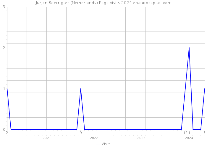 Jurjen Boerrigter (Netherlands) Page visits 2024 