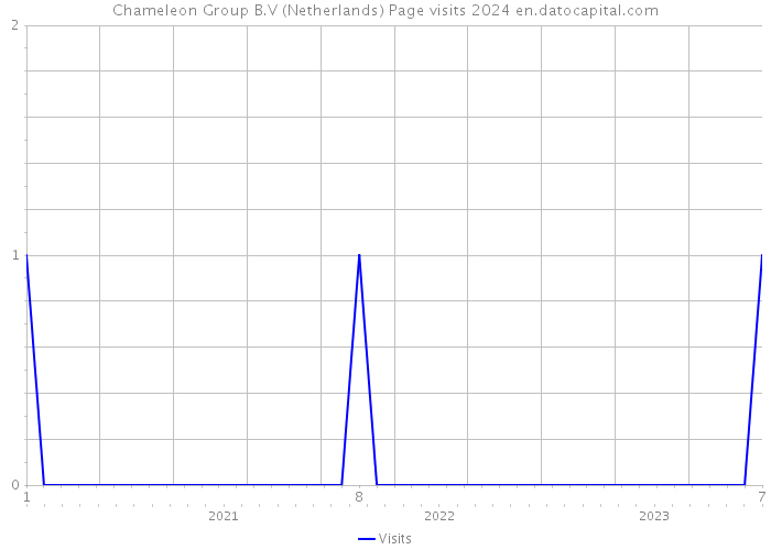 Chameleon Group B.V (Netherlands) Page visits 2024 