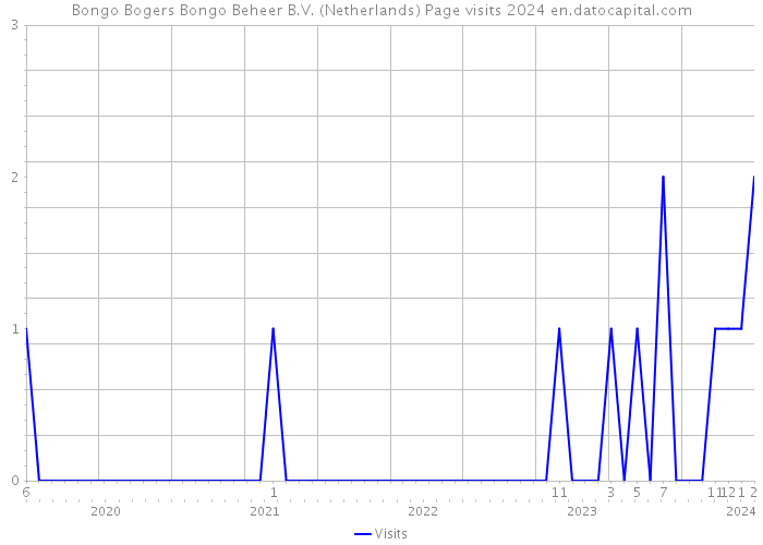 Bongo Bogers Bongo Beheer B.V. (Netherlands) Page visits 2024 