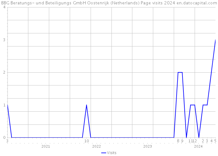 BBG Beratungs- und Beteiligungs GmbH Oostenrijk (Netherlands) Page visits 2024 