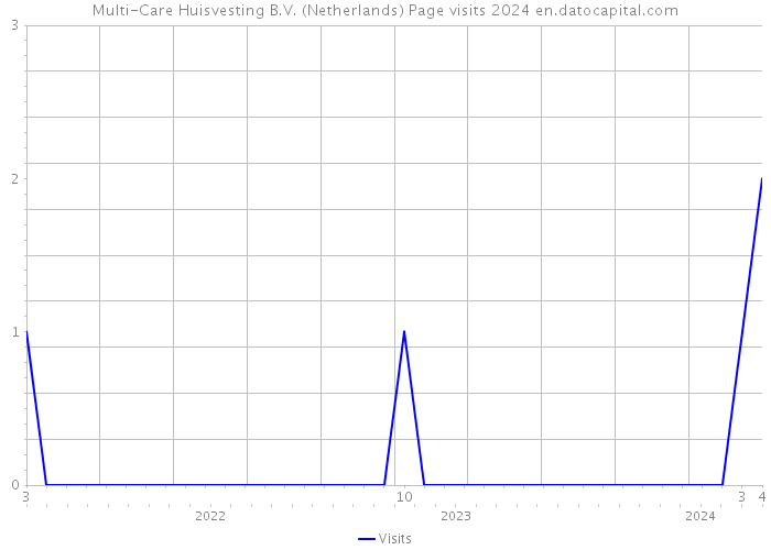 Multi-Care Huisvesting B.V. (Netherlands) Page visits 2024 