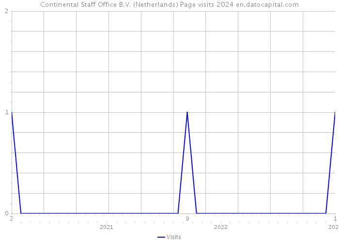 Continental Staff Office B.V. (Netherlands) Page visits 2024 