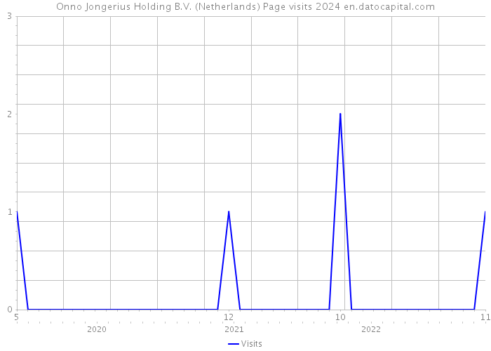 Onno Jongerius Holding B.V. (Netherlands) Page visits 2024 